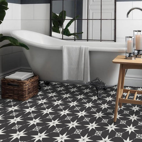 40 7.87" 7.87" MORCART Peel and Stick Floor Tile - PCS, x Vinyl Flooring - Waterproof Self-Adhesive Tile Sticker