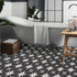 40 7.87" 7.87" MORCART Peel and Stick Floor Tile - PCS, x Vinyl Flooring - Waterproof Self-Adhesive Tile Sticker