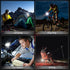 2 Pack, 1000 SEFONE Keychain Flashlight Lumens EDC Flashlight COB Work Light, Bottle Opener Keychain Mini Pocket