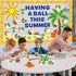 Summer Beach Ball Bulletin Board Decoration Set Summer Theme Borders and Paper Cutouts for Classroom Decor