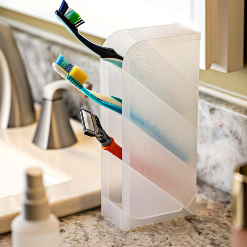 Officemate Desk Organizer, Pen Holder with 8 Compartments, Set of 2