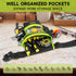 Tool Belt with Magnetic Tool Pouch, 14-Pockets Adjustable & Detachable Tool Pouch for Electrician, Carpenter,