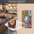 Eionryn 1 H4.53 xL2.76 inch Mexican Talavera Tile Toggle Switch Wall Plate Moroccan Ottoman Motifs Switch Cover