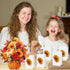 Afniimyapt 5 Set 3D 3D Autumn Harvest Bouquet Pop Up Cards Paper Flower Bouquet Pumpkin Popup Greeting Card with Blank