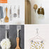 GLUIT Large Adhesive Hooks for Hanging, Heavy Duty 22 lbs, Waterproof Wall Hooks for Home, Bathroom, Kitchen