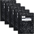 Mead Composition Notebooks, Wide Ruled, 100 Sheets, 5 Pack (72368)