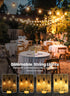 25FT 12+1 G40 Bulbs IP65 Dimmable Brightown Outdoor String Lights, Shatterproof Patio Lights, Waterproof Hanging