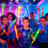 70PC Favors,4 Glow Fiber Optic Wand Glow Sticks,LED Light Up Wand,Glow in The Dark Party Supplies Color Neon Light up