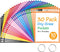 GNL Dry Erase Pocket Sleeves 30 Packs, Reusable Clear Plastic Ticket Holders with