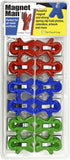 The Pencil Grip Magnet Man People Shaped Magnet Clips, Set of 12, Assorted Color, TPG-13212P