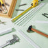 OLYCRAFT 30Pcs ABS Plastic Hollow Round Tubes, 12" Length for DIY Handmade Sand Table Material Model Building