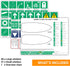 Safety Chart & Stickers for Boats, Emergency Plan, Indoor and Outdoor Labels for Marine Safety Equipment