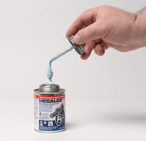 Hercules 15806 Megaloc Multi-Purpose Thread Sealant, Blue Liquid Paste, 8 oz./236 ml