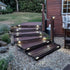 4 Pack Solar Deck Lights Outdoor, Waterproof Solar Step Lights, Outdoor Solar Lights for Outside Stairs, Step, Fence