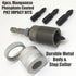 Adjustable Clutch ELECTRIC DRILL to SCREWGUN CONVERTER, Manganese S2 Phillips 2 Bit, 1/4 Shank, Fits Corded Cordless