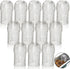 DEAYOU 12 Pack Gutter Guard Strainer, Rustproof Downspout Rain Protector for Leaf Debris Blockage