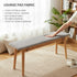KUYYFDS 59x16in Bench Cushions, Soft Corduroy Bench Cushion with Non-Slip Bottom and Ties, Thick Plush Seat Cushion