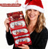 Mowpun 4 sets 6 of Christmas Cash Envelope Book with Slots, Money Holders for Cash Gift Cards with Red Envelope