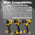 10PCS Stainless Steel Belt Clips for Dewalt, Drill Tool Clips Hook Kit with Screws for 20V Power Tools