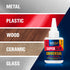 Super Glue for All Purpose - 25g Extra Strong, Waterproof, Heat-Resistant Clear Glue with Precise Nozzle