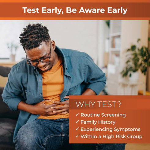Immunochemical (2 Pack) INDICAID Fecal Occult Blood Test (iFOB), FIT Colon Test, Accurate and Easy at Home, No Prep