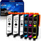 Uniwork Remanufactured Ink Cartridge Replacement for Epson 273 XL - 6 Pack for XP820 XP810 Printers