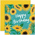 Sunflower Birthday Card Vibrant Flowers Cheerful Greeting for Friends, Him, Her, Women,