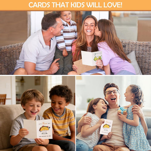 XXINMOH Set 20, 4x6 INCH Premium Funny Thank You Cards of Unique Teacher Appreciation Cards with Envelopes, Cute Notes