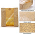 100 Pack 10.8"x10"x4" 100 Packaging Hacaroa Paper Bread Bags with Clear Window, Kraft Bakery Bag with Stickers, Brown