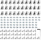 30 Set Silver 2020 Series Aluminum Extrusion Profile Connector, Includes Wrench and Corner Brackets
