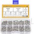 320 Pieces M3 Stainless Steel Button Head Hex Socket Head Cap Bolts Screws Nuts Assortment Kit with Wrench