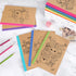 EOOUT 20 Pack A5 Kraft Notebooks, Lined Journal Bulk with Rainbow Spine, 60 Pages Soft Cover for School Office