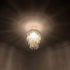 8.7 inches, 3 Waneway Acrylic Chandelier Shade, Ceiling Light Shade Beaded Pendant Lampshade with Crystal Beads