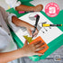 SCRIBBLEDO Large Grid Dry Erase Sheets 11”x14” for Math Practice, Pack of 10