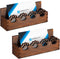 Tatuo 2 Pcs Wooden Dog Business Card Holder, Open Card Stand for Office Tabletop Organizer (Paw)