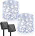 Minetom 2 Pack Solar String Lights, Total 66Ft 200 LED Solar Fairy