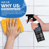 AQUA-X 16oz Grout Cleaner - Heavy Duty Tile & Grout Stain Remover for Floors, Showers & Bathrooms - Deep Cleaning