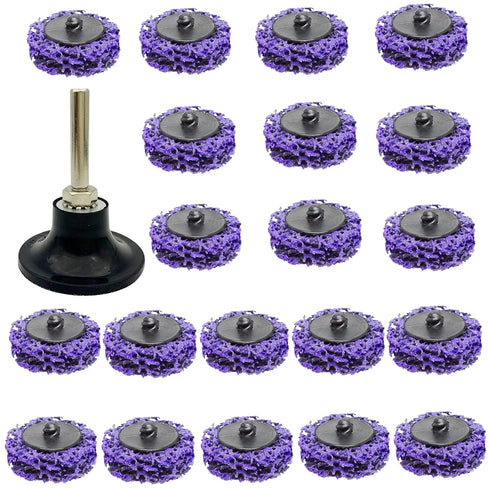 21 Pack 2 Strip Disc Wheel for Angle Grinder Abrasive Quick Change