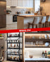 24V Cozy 228 6000K 12 Shine Decor Under Cabinet Lighting Strip, Free Cuttable LED Silicone Neon Rope Hardwired