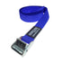 Straps & Buckles - Cinch Tie Down CAM Cargo Utility Lashing Straps - 1" Wide Heavy Duty Webbing (48" CAM - 4 PK, Blue)