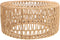 Luxshiny Rattan Lamp Shade, Cylinder Woven Lampshade Boho Lamp Shades Replacement Rustic