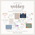 5.5x4.25 Greenery Personalized Wedding Thank You Cards with Message, Flat Thank You Note Cards with Leaves