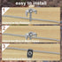 Hedday 200 Pack Fence Staples with Screws, Stainless Steel Fence Fasteners, Heavy Duty Wire Clips with Driver Bit