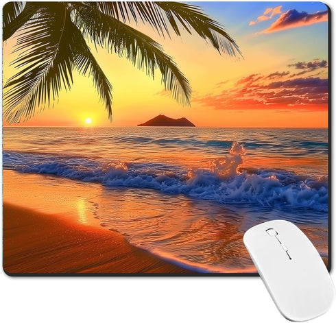 Mouse Pad, Non-Slip Rubber Base Waterproof Gaming Mouse Pad for Wireless Mouse, Computers, Laptop Home Office.