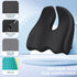 Benazcap Gel Seat Cushion for Office Chair Ergonomic Cushions-Gel & Memory Foam Coccyx Butt Pillow for Sciatica & Back