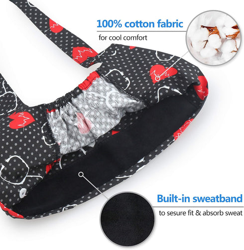 Adjustable Working Caps with Button & Sweatband - One Size Fits All