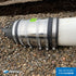 Fernco 3-inch XL Flexible Pipe Coupling Connector Fitting with Stainless Shield for Below Ground Plastic, Cast Iron,