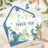 50 Pack 4 6 Inch Whaline Dinosaur Thank You Cards Boxed Watercolor Greeting Cards with Envelopes Stickers Blank Note
