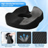 SweetSlubr Discomfort&Tailbone Large Donut Pillow Seat Cushion for Hemorrhoid Pressure, Office Chair Cushion for Long