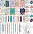 Jetec 150 Bible Verses Gift Set with 30 Christian Bookmarks and 30 Scripture Ballpoint Pens